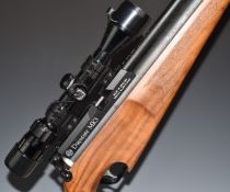 Daystate Mk.3 .22 PCP air rifle with shaped and textured semi-pistol grip and forend, raised cheek-