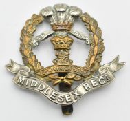 British Army Middlesex Regiment 7th/8th and 9th Armoured cap badge