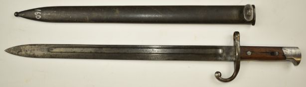 American 1899 pattern knife bayonet for the Remington Rolling Block rifle, the 40cm fullered blade