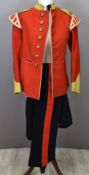 British Army Gloucestershire Regiment 5th Territorial Battalion Bandsman's tunic with primrose