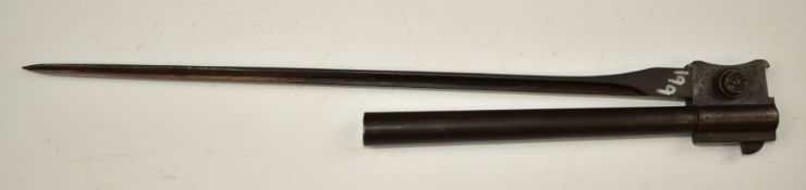 Italian 1891/1938 pattern Mannlicher / Garand folding bayonet with 30cm blade. PLEASE NOTE ALL