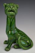 Watcombe Pottery grotesque cat, height 22cm