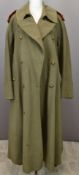 British Army Gloucestershire Regiment officer's greatcoat with Lt Colonel rank insignia to