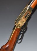Walther Winchester style lever-action .177 CO2 carbine air rifle with coaching scene to the gold