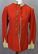 British Army other ranks scarlet tunic with associated buttons Consigned by the Soldiers of