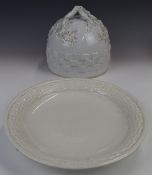 George Jones Majolica cheese dome, height 24 x diameter 30cm