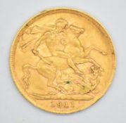 1911 George V gold full sovereign