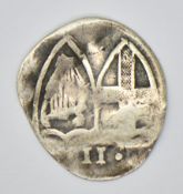 Commonwealth (1649-60) Oliver Cromwell twopence (half groat)