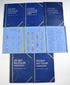Whitman folders including silver 3d farthings and six halfpennies