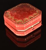 Vintage Cartier jewellery box, 5.4 x 5.4 x 2cm