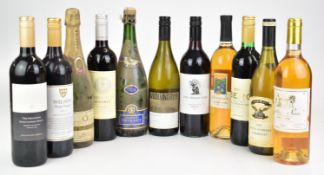 Eleven bottles of wine and Champagne including Chateau Suau Sauternes 1993 75cl, 14% vol, Mercier