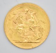 1912 George V gold full sovereign