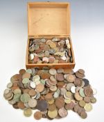 A quantity of UK and overseas coinage, George II onwards, including Tercentenary £2 coins etc,