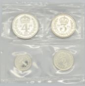 1989 Queen Elizabeth II Maundy set, first bust