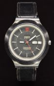 Omega Seamaster gentleman's electronic F300Hz chronometer wristwatch ref. 198.0011 with day and date