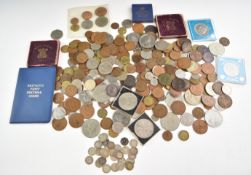 A collection of largely UK coinage, George III onwards, includes modern crowns, Festival of