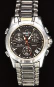 Tissot PR 100 Chrono Alarm gentleman's chronograph wristwatch ref. P670/770 with alarm, date