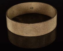 Tiffany & Co silver mesh bracelet/ bangle