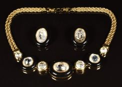 Christian Dior necklace and matching earrings