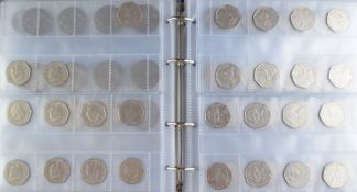 A collection of UK coinage including a good selection of £2 and 50p examples, contained in a coin