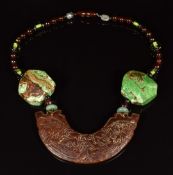 Necklace by jeweller Eleyne Williams. Eleyne is the wife of Kit Williams, artist, illustrator and