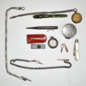 Victorian hallmarked silver pot, London 1899, maker Blunt, Wray & Co, diameter 5cm, halmarked silver