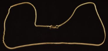 An 18ct gold chain/ necklace, length 40cm, 4.1g