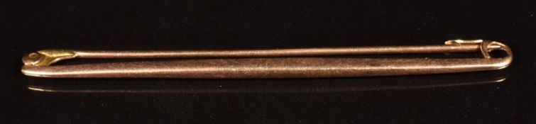 A c1910 9ct rose gold brooch, 1.6g