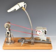 Small watch / clock repairer's lathe with Frister & Rossman electric motor