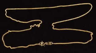An 18ct gold chain / necklace, 3.3g