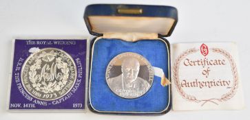 1874-1974 Winston Spencer Churchill centenary silver crown limited edition no 1753, cased with