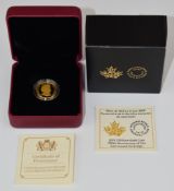 2019 Queen Elizabeth II proof gold full sovereign ($10) cameo obverse by Benedetto Pistrucci
