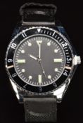 US Navy Diver military diver's style gentleman's wristwatch with luminous hands and hour markers,