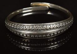 David Anderson silver Saga bangle, in box