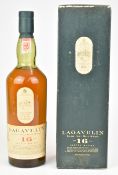 Lagavulin Single Islay Malt Whisky aged 16 years, 75cl, 43% vol, in original box