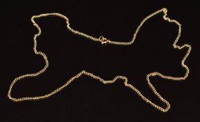 A 9ct gold chain, 2.4g