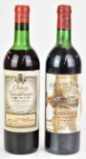 Two bottles of French Bordeaux comprising Chateau Tayac Margaux 1981, 75cl, 12% vol and Chateau