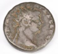 Nero Roman copper / bronze coin, 54-68 AD, 23mm diameter