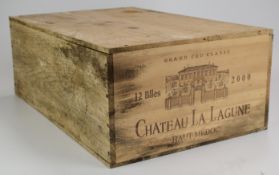 Case of twelve bottles of Chateau la Lagune Haute Médoc 2000