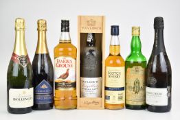 Three bottles of Scotch whisky including Famous Grouse 1ltr, 40%, vintage bottle of The Speaker's