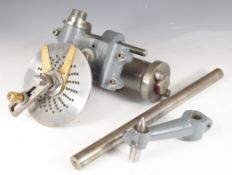 Lathe indexing tool from a watch / clock repairer's workshop