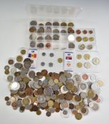 A collection of overseas coinage, 19thC onwards, some sets in blister packs