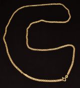 A 9ct gold necklace, length 70cm, 12.2g