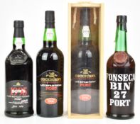 Four bottles of port comprising Fonseca Bin 27, two Cockburn's LBV 1996 and Dow's 1995, all 75cl,