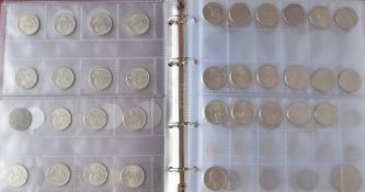 An amateur collection of largely overseas coinage, including USA, Italy, Australia etc, contained in