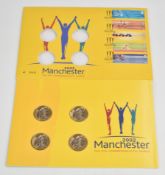 2002 Manchester Commonwealth Games stamps and £2 coin cover no 14536