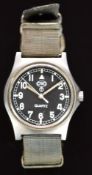 Cabot Watch Company (CWC) gentleman's British Army military wristwatch with luminous hands and