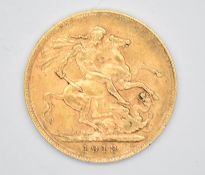 1913 George V gold full sovereign