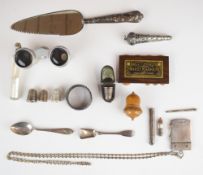 Hallmarked silver notebook, Birmingham 1901, maker Henry Charles Freeman, two hallmarked silver