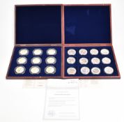 Windsor Mint two gold plated picture coin collections comprising The Complete Set - British